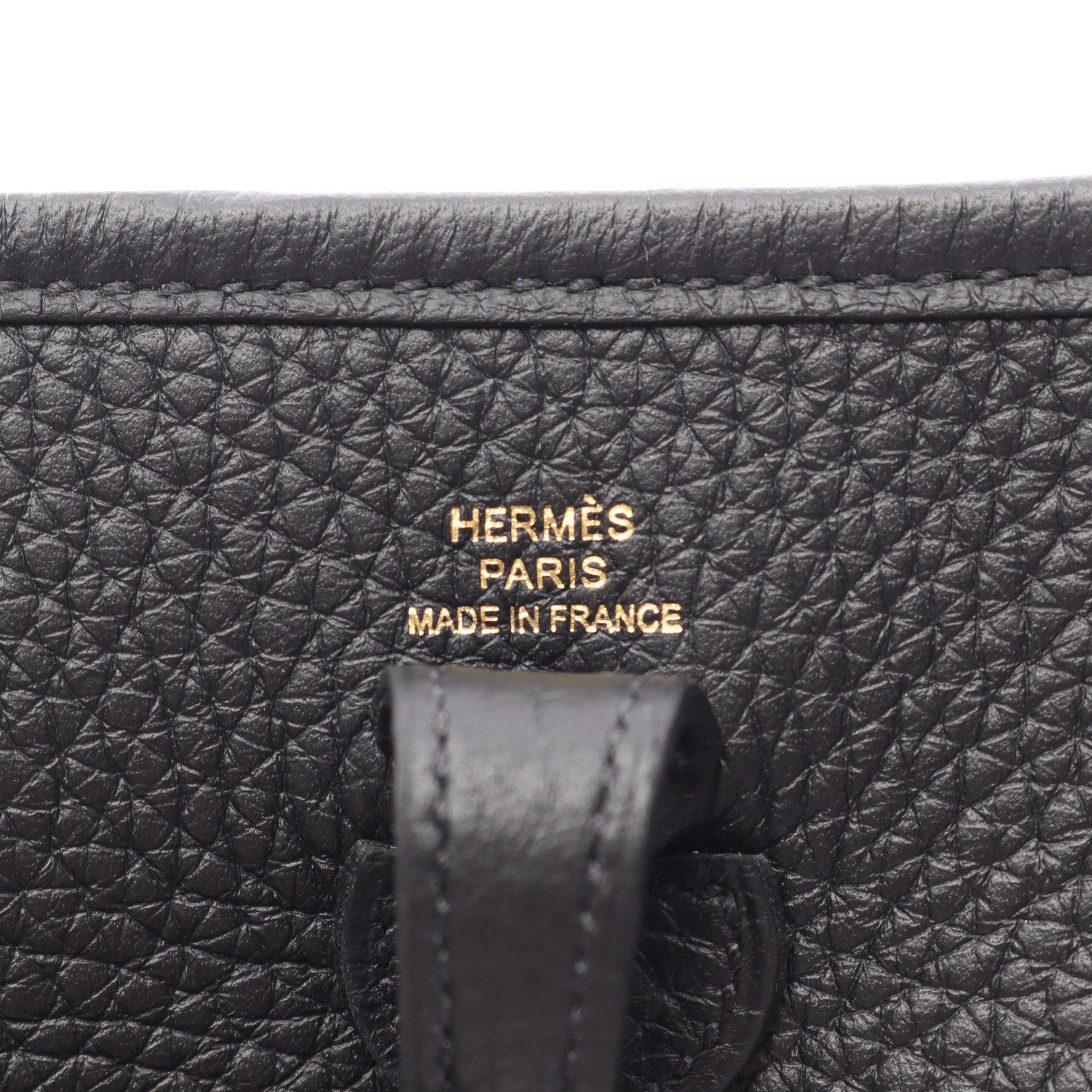 エヴリンTPM アマゾン ショルダーバッグ トリヨンクレマンス ブラック ゴールド金具 G刻印 エルメス バッグ HERMES