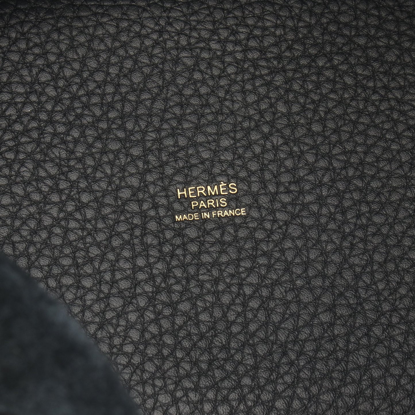 ピコタンロックPM ハンドバッグ トリヨンクレマンス ブラック ゴールド金具 K刻印 エルメス バッグ HERMES