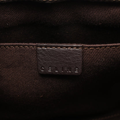 ブギーバッグ ハンドバッグ レザー ダークブラウン セリーヌ バッグ CELINE