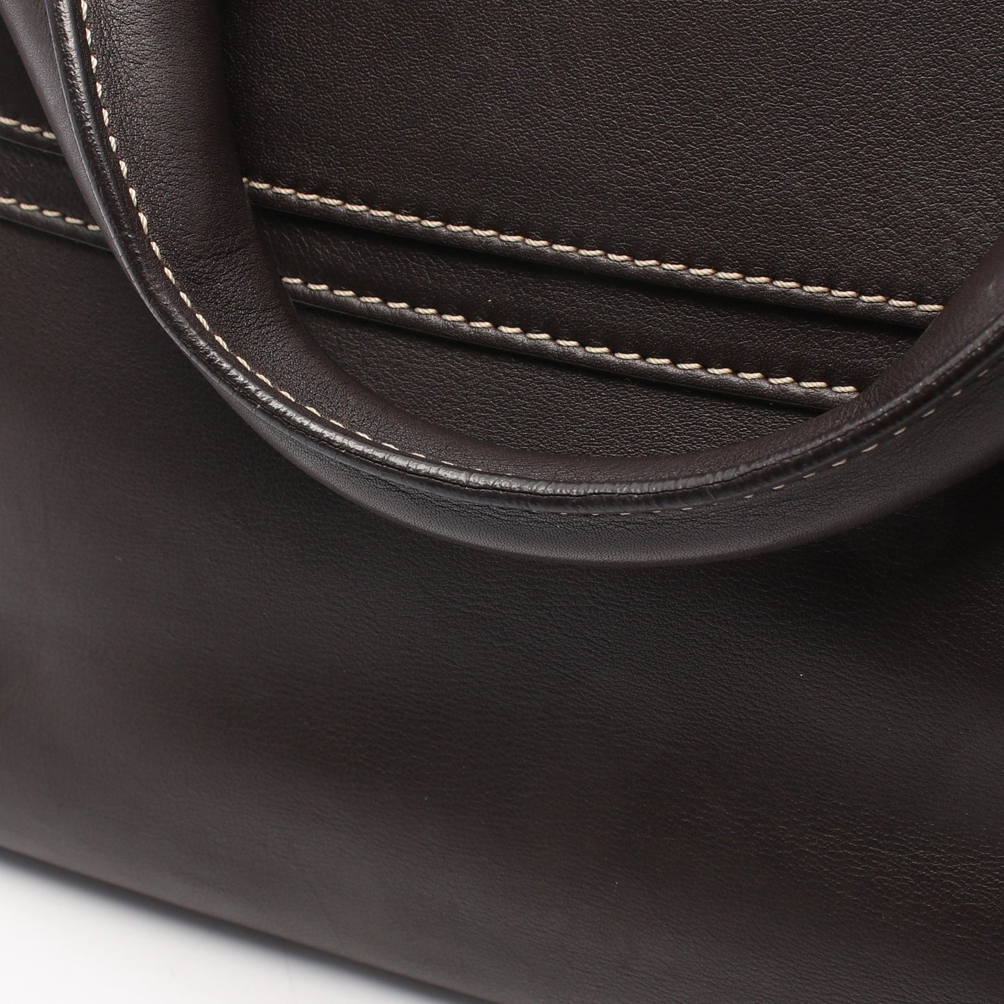 ブギーバッグ ハンドバッグ レザー ダークブラウン セリーヌ バッグ CELINE