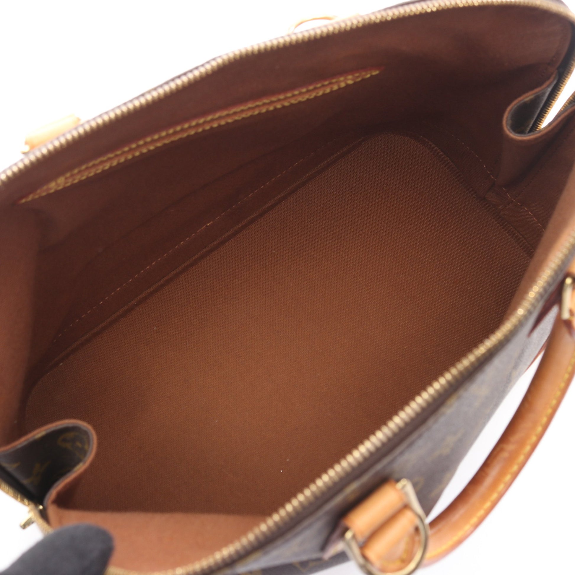 アルマPM モノグラム ハンドバッグ PVC レザー ブラウン ルイヴィトン バッグ LOUIS VUITTON