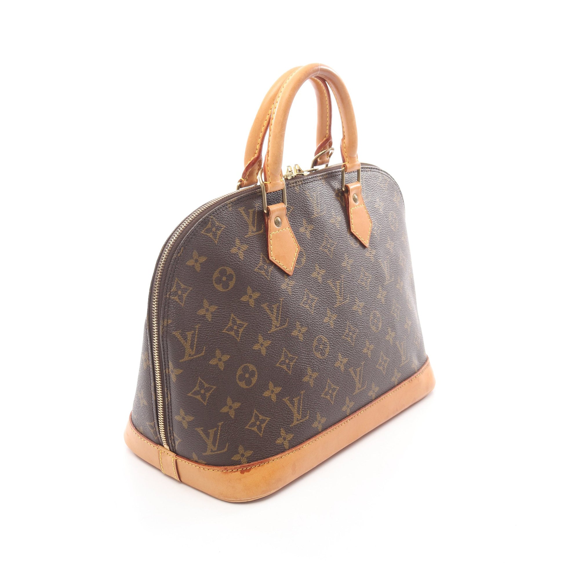 アルマPM モノグラム ハンドバッグ PVC レザー ブラウン ルイヴィトン バッグ LOUIS VUITTON