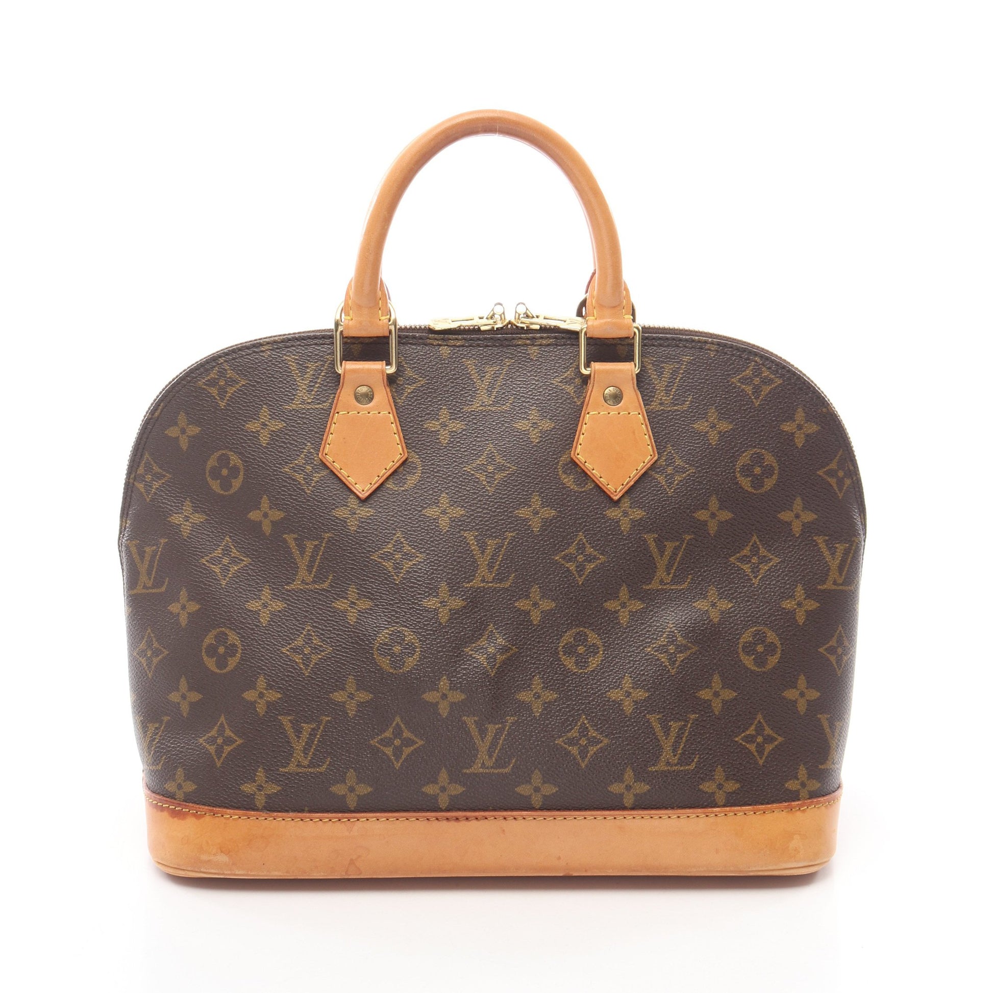 アルマPM モノグラム ハンドバッグ PVC レザー ブラウン ルイヴィトン バッグ LOUIS VUITTON