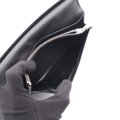 ポルトフォイユ ブラザ ダミエグラフィット 二つ折り長財布 PVC レザー ブラック ルイヴィトン