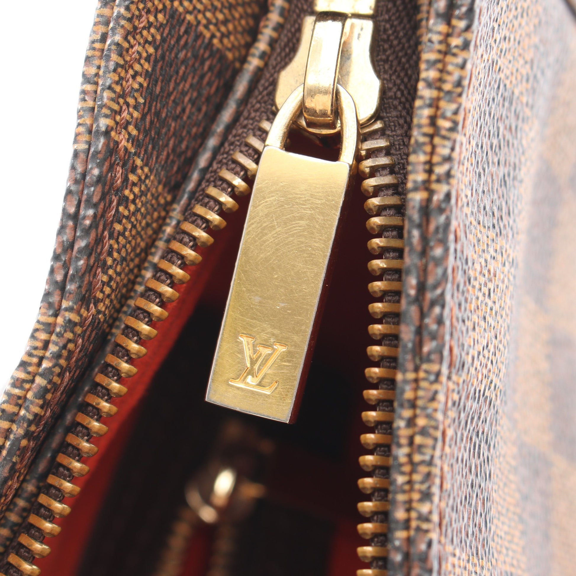 ルーピングGM ダミエエベヌ スペシャルオーダー ショルダーバッグ PVC レザー ブラウン ルイヴィトン バッグ LOUIS VUITTON