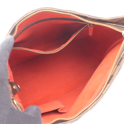 ルーピングGM ダミエエベヌ スペシャルオーダー ショルダーバッグ PVC レザー ブラウン ルイヴィトン バッグ LOUIS VUITTON
