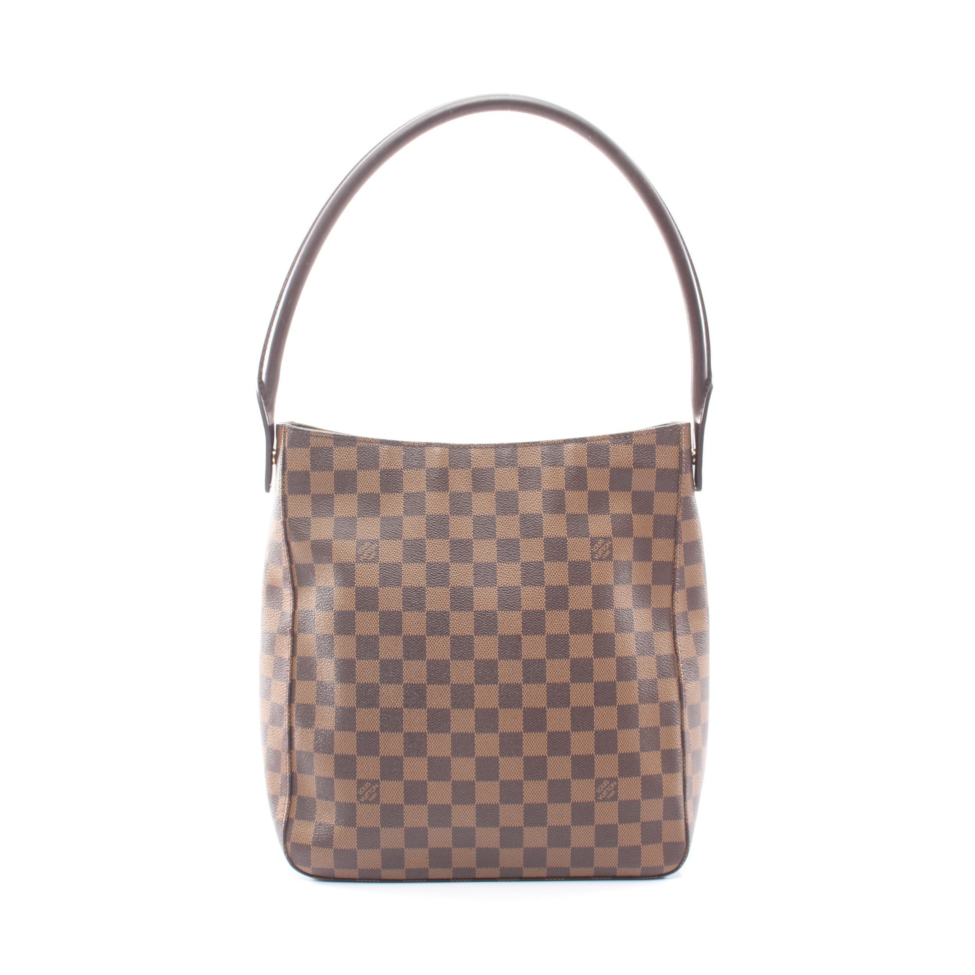 ルーピングGM ダミエエベヌ スペシャルオーダー ショルダーバッグ PVC レザー ブラウン ルイヴィトン バッグ LOUIS VUITTON