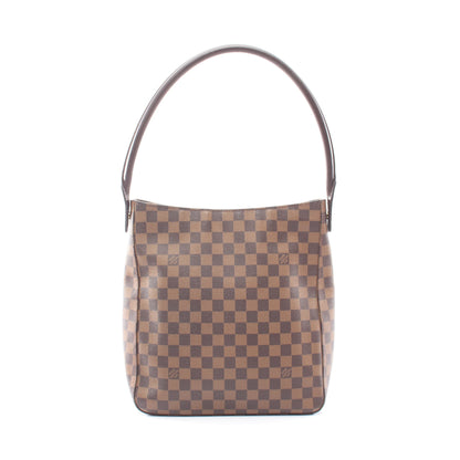 ルーピングGM ダミエエベヌ スペシャルオーダー ショルダーバッグ PVC レザー ブラウン ルイヴィトン バッグ LOUIS VUITTON