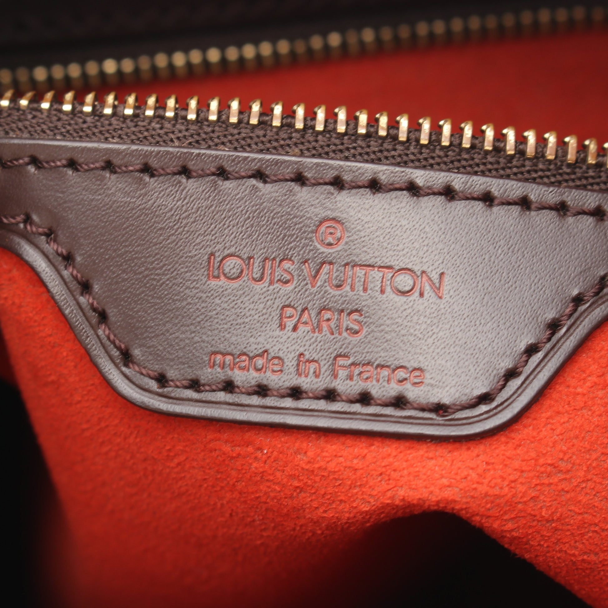 ルーピングGM ダミエエベヌ スペシャルオーダー ショルダーバッグ PVC レザー ブラウン ルイヴィトン バッグ LOUIS VUITTON