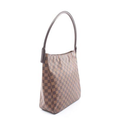 ルーピングGM ダミエエベヌ スペシャルオーダー ショルダーバッグ PVC レザー ブラウン ルイヴィトン バッグ LOUIS VUITTON
