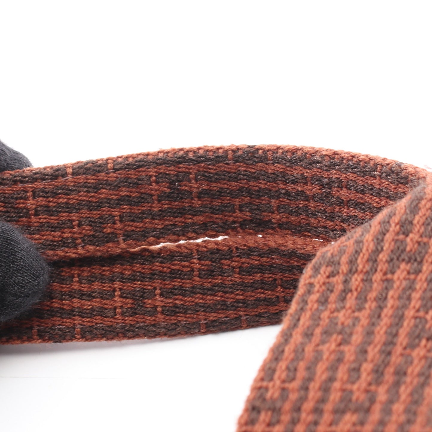 エールライン カバス ハンドバッグ トートバッグ ナイロンキャンバス ブラウン シルバー金具 エルメス バッグ HERMES
