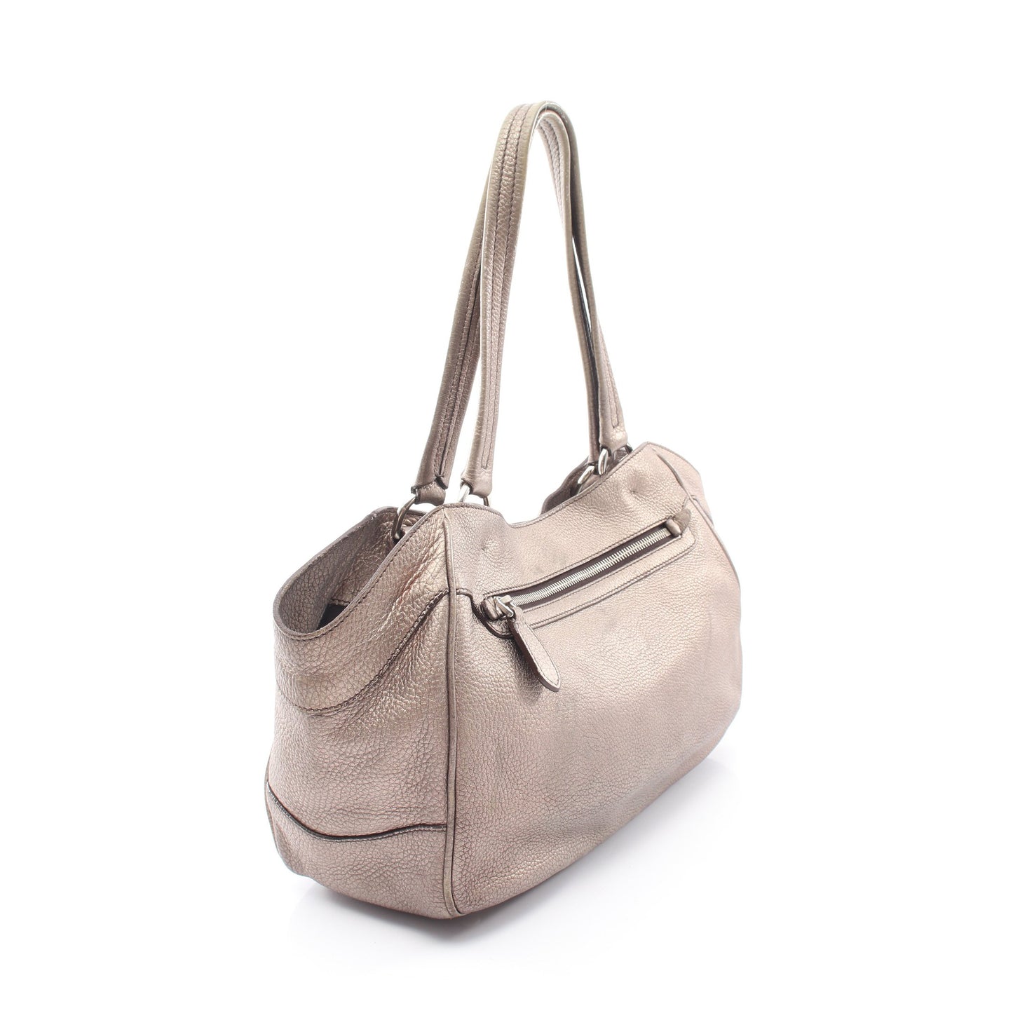VIT.DAINO ショルダーバッグ トートバッグ レザー ブロンズ プラダ バッグ PRADA