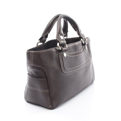 ブギーバッグ ハンドバッグ レザー ダークブラウン セリーヌ バッグ CELINE
