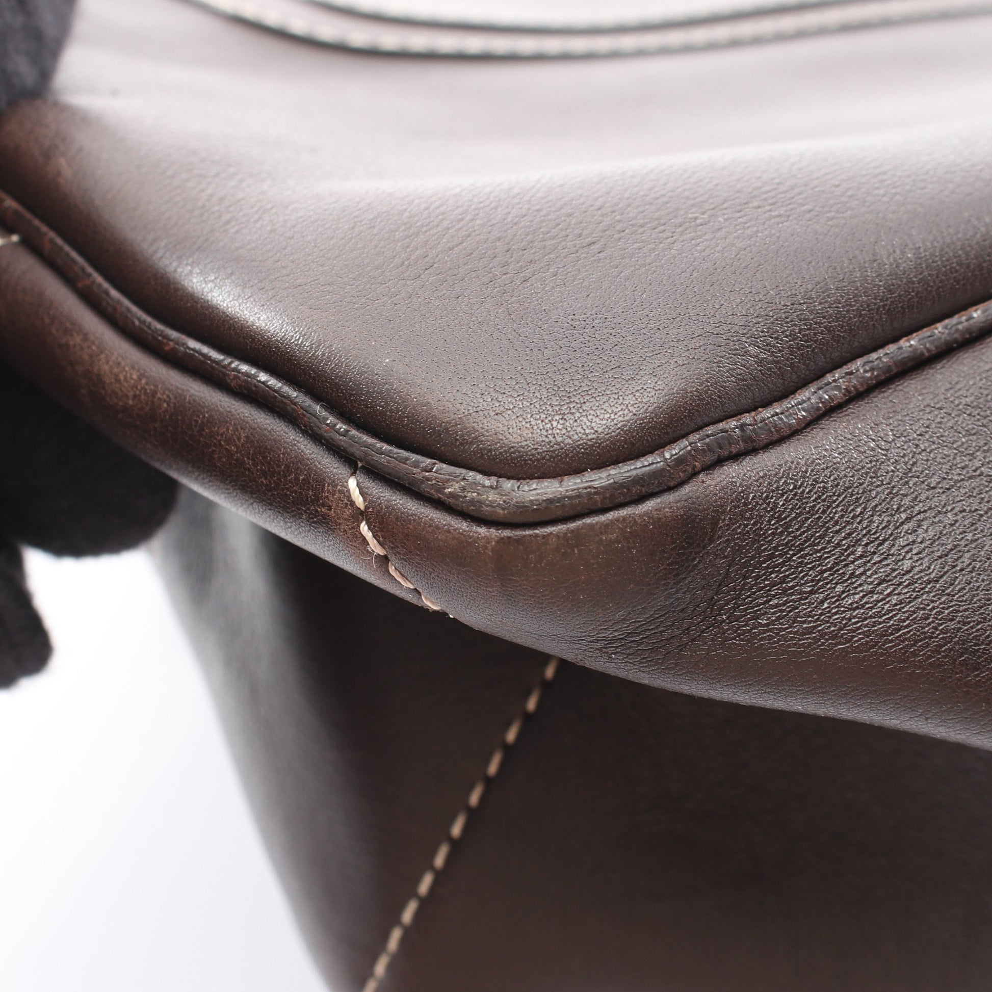 ブギーバッグ ハンドバッグ レザー ダークブラウン セリーヌ バッグ CELINE