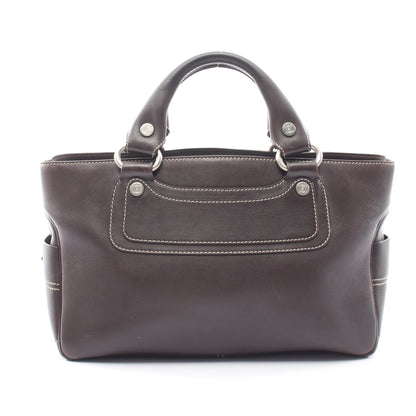 ブギーバッグ ハンドバッグ レザー ダークブラウン セリーヌ バッグ CELINE