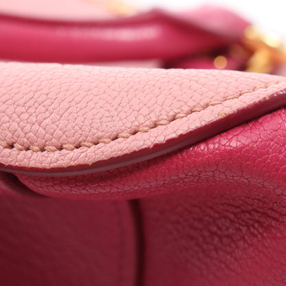 MADRAS マドラス 2WAY ハンドバッグ レザー ピンク ミュウミュウ バッグ miu miu