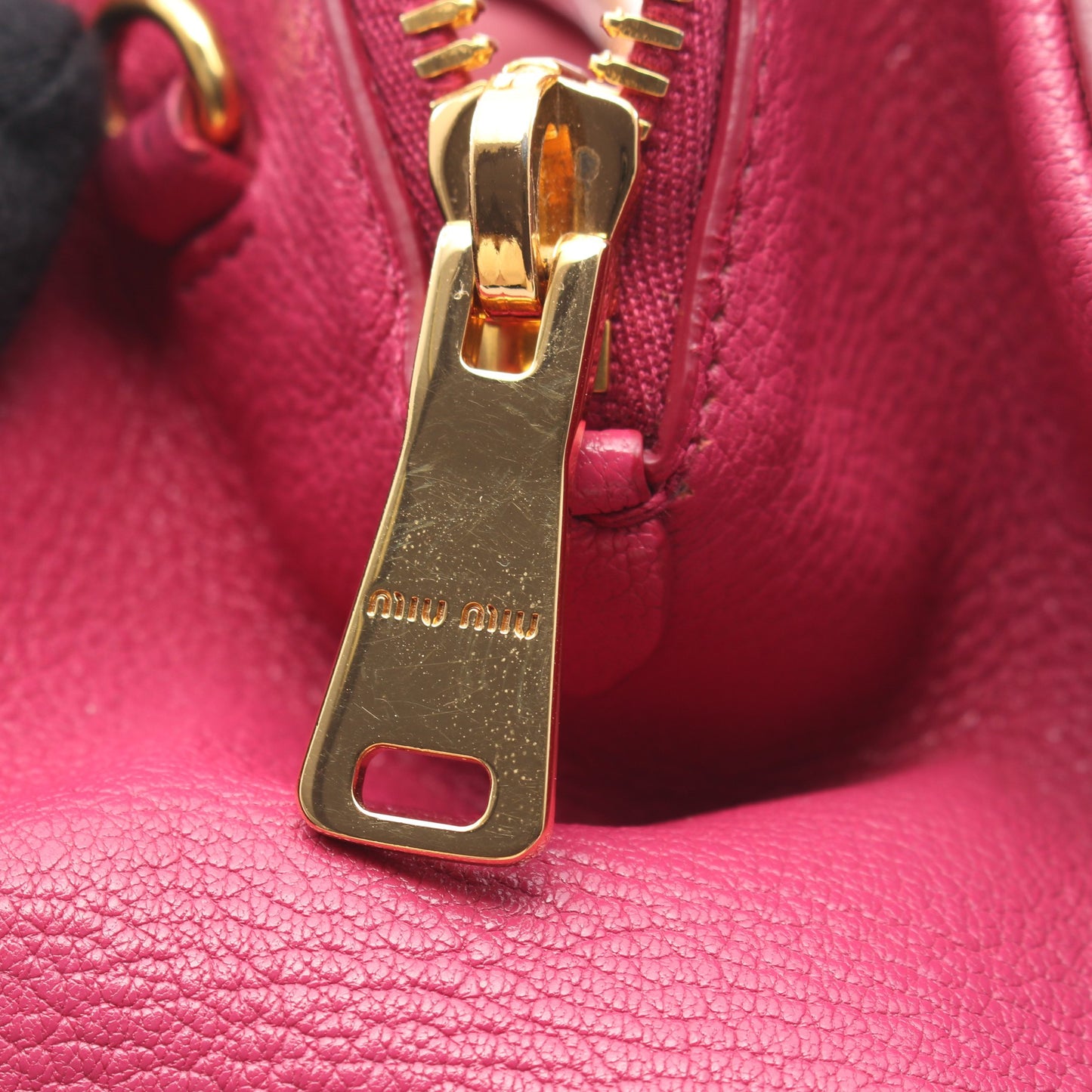 MADRAS マドラス 2WAY ハンドバッグ レザー ピンク ミュウミュウ バッグ miu miu
