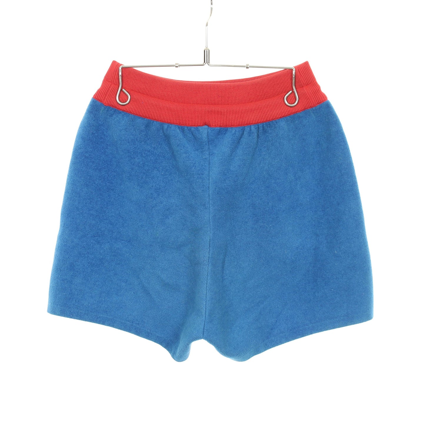 ロゴ パンツ ウール コットン シルク ブルー レッド ルイヴィトン