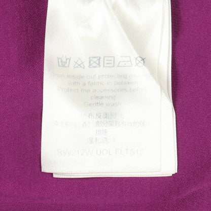 ロゴ プリント 半袖Tシャツ コットン パープル ピンク ルイヴィトン