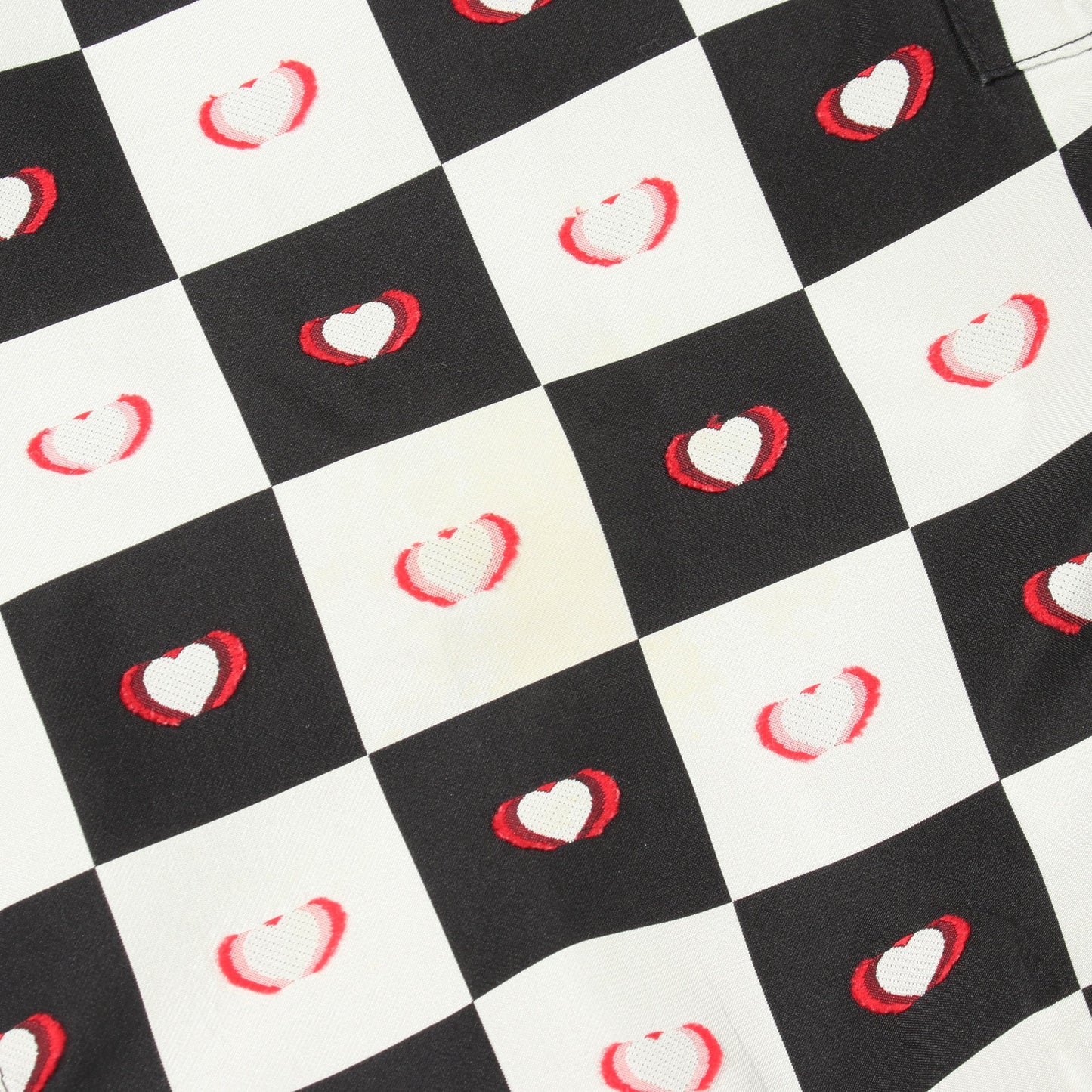 DIOR AMOUR D-CHESS HEART ハート 半袖 ワンピース ホワイト ブラック レッド クリスチャンディオール