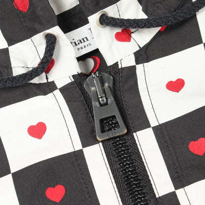 DIOR AMOUR D-CHESS HEART ハート 半袖 ワンピース ホワイト ブラック レッド クリスチャンディオール