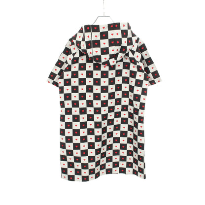 DIOR AMOUR D-CHESS HEART ハート 半袖 ワンピース ホワイト ブラック レッド クリスチャンディオール