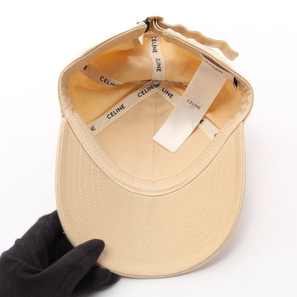 トリオンフ ベースボールキャップ 帽子 コットン ベージュ セリーヌ 財布・小物 CELINE