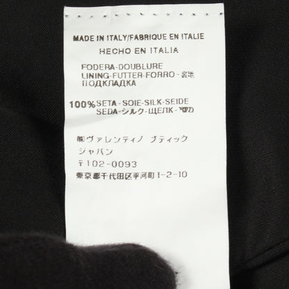 スパンコール ジャケット シルク ナイロン ブラック ヴァレンティノ