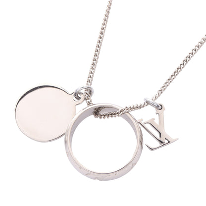 リングネックレス モノグラム ネックレス シルバー ルイヴィトン アクセサリー LOUIS VUITTON