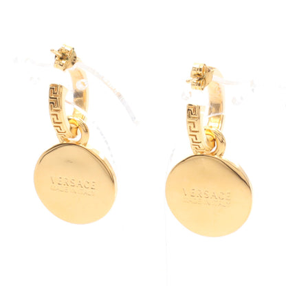 メデューサ サークル ピアス GP ラインストーン ゴールド クリア ヴェルサーチ アクセサリー Versace