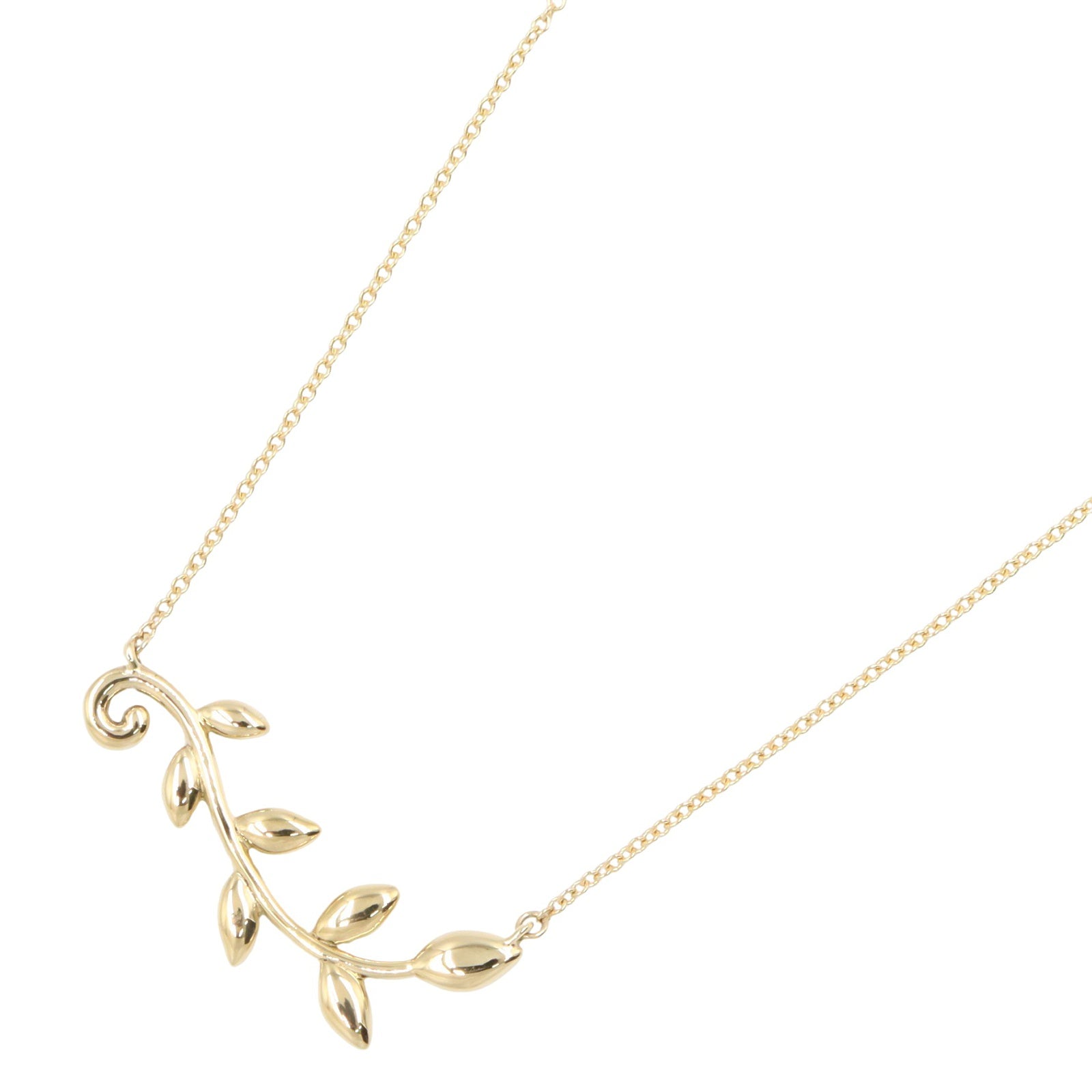 オリーブリーフヴァイン ネックレス ネックレス K18YG イエローゴールド ティファニー アクセサリー TIFFANY & Co.