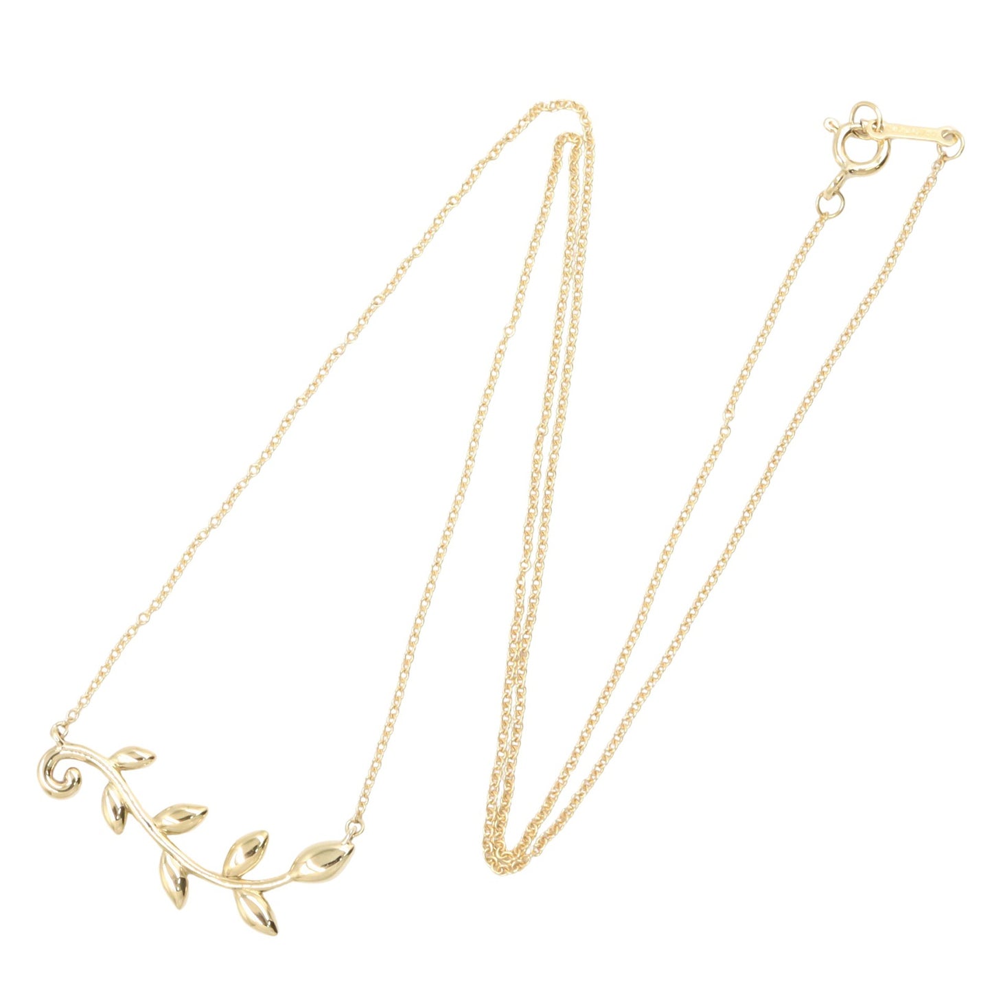 オリーブリーフヴァイン ネックレス ネックレス K18YG イエローゴールド ティファニー アクセサリー TIFFANY & Co.