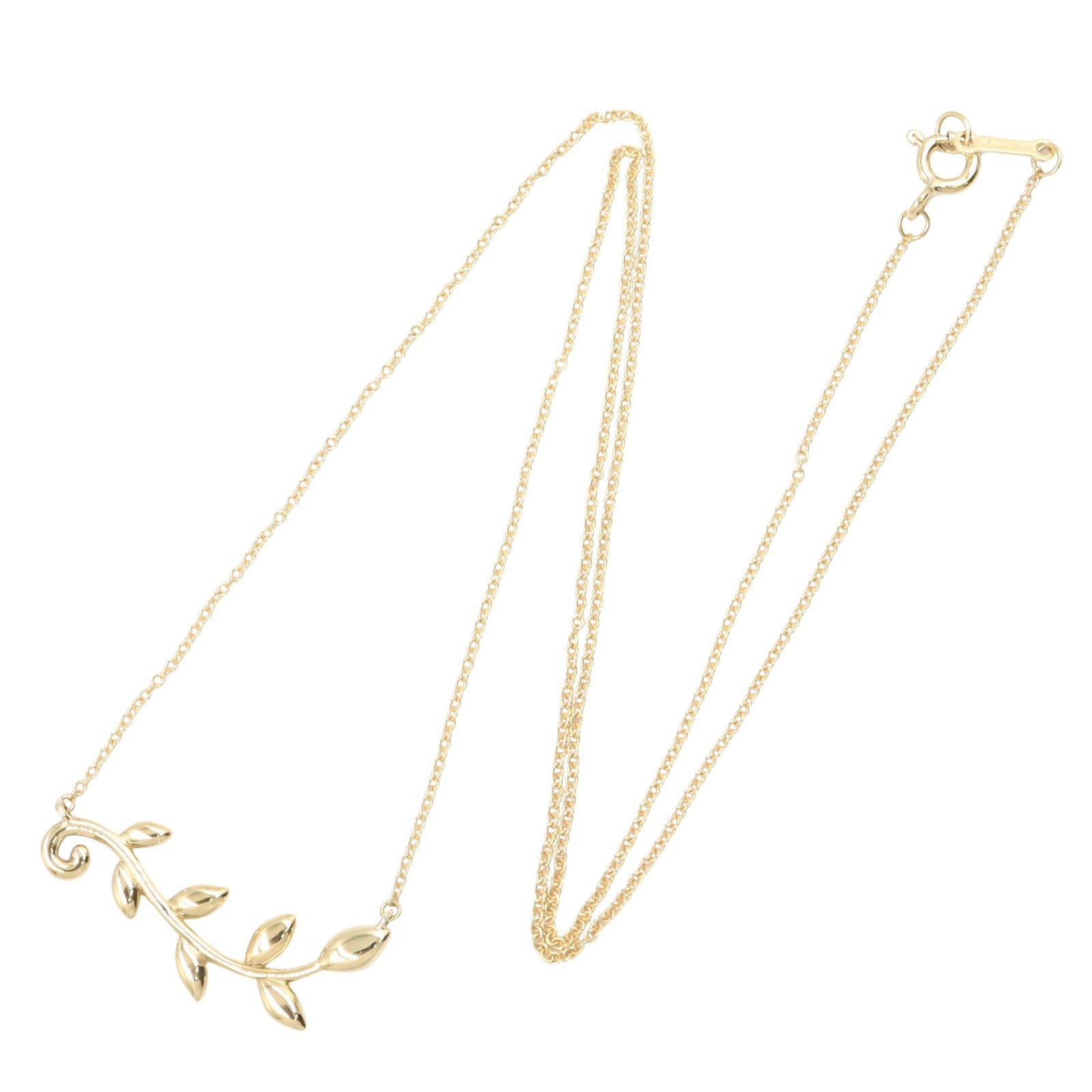 オリーブリーフヴァイン ネックレス ネックレス K18YG イエローゴールド ティファニー アクセサリー TIFFANY & Co.