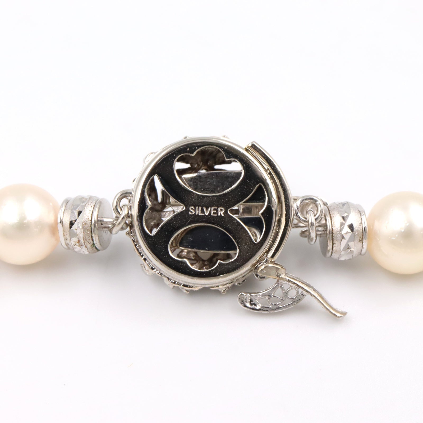 パール ネックレス ネックレス SV925 パール シルバー ホワイト ノーブランドジュエリー アクセサリー NO BRAND JEWELRY