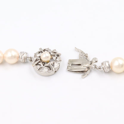 パール ネックレス ネックレス SV925 パール シルバー ホワイト ノーブランドジュエリー アクセサリー NO BRAND JEWELRY