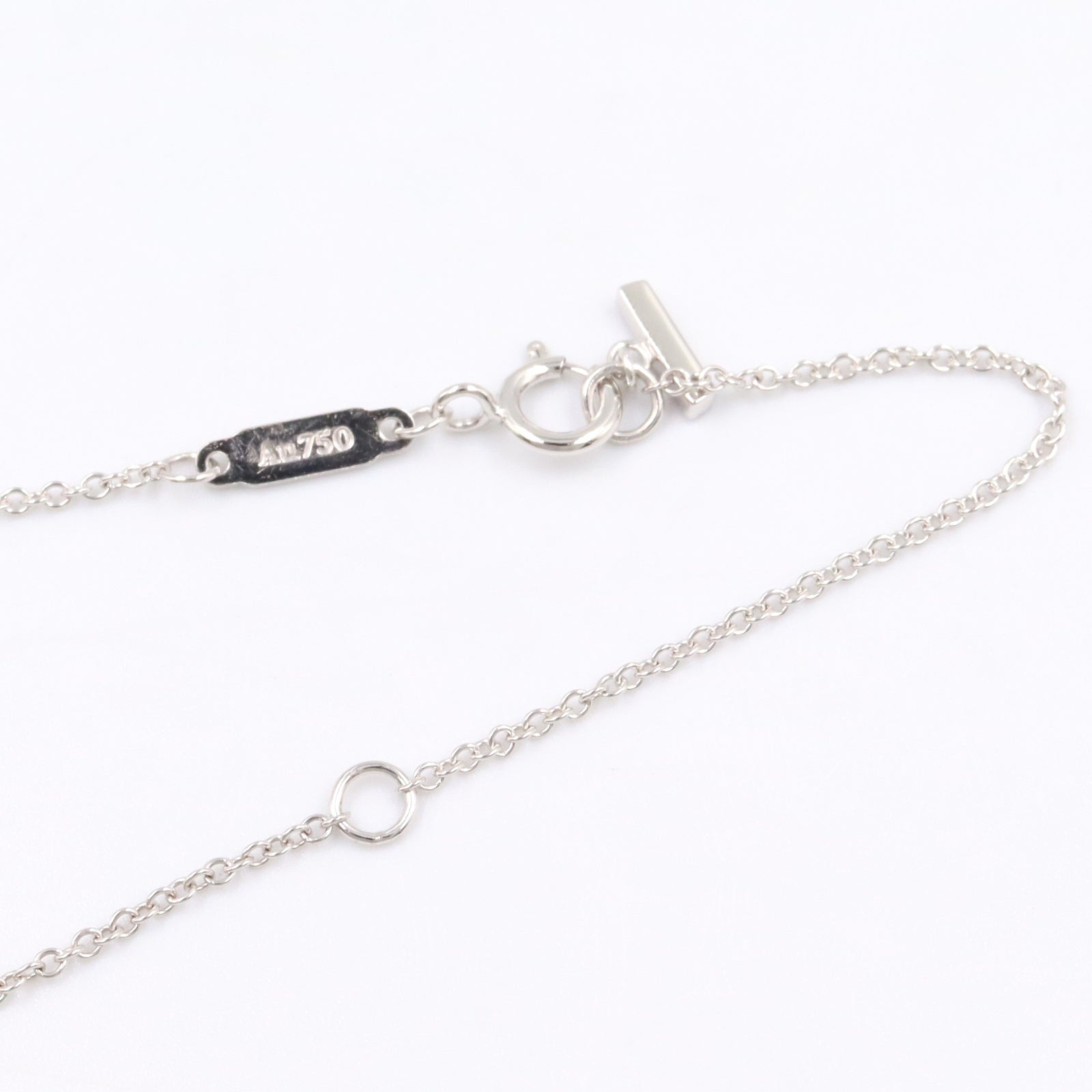 Tスマイルスモール ネックレス ネックレス K18WG ホワイトゴールド ティファニー アクセサリー TIFFANY & Co.