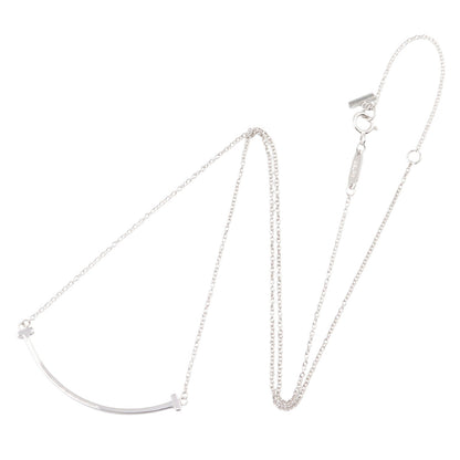Tスマイルスモール ネックレス ネックレス K18WG ホワイトゴールド ティファニー アクセサリー TIFFANY & Co.