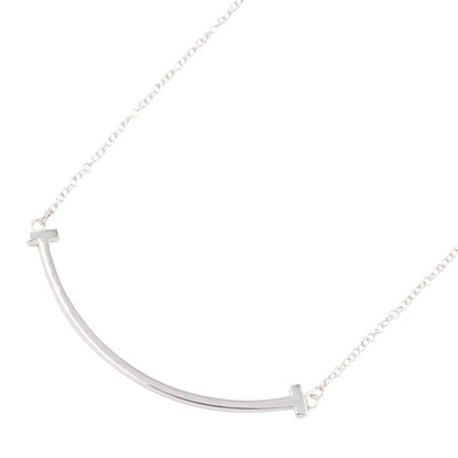 Tスマイルスモール ネックレス ネックレス K18WG ホワイトゴールド ティファニー アクセサリー TIFFANY & Co.