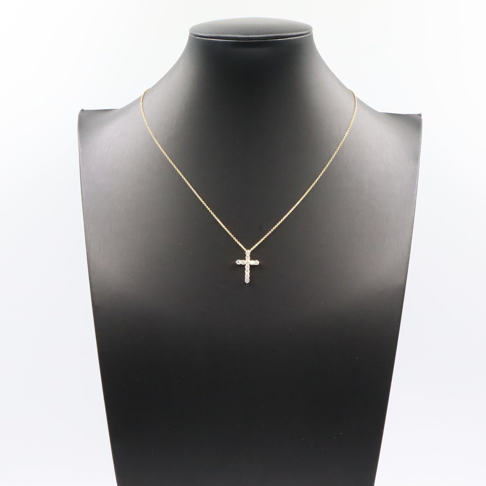 スモールクロス ダイヤ ネックレス ネックレス K18YG ダイヤモンド イエローゴールド クリア ティファニー アクセサリー TIFFANY & Co.