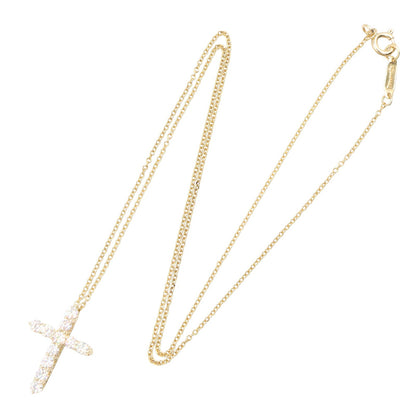 スモールクロス ダイヤ ネックレス ネックレス K18YG ダイヤモンド イエローゴールド クリア ティファニー アクセサリー TIFFANY & Co.