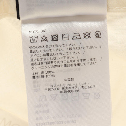 ロゴパッチ ベースボール キャップ その他 コットン ホワイト モンクレール