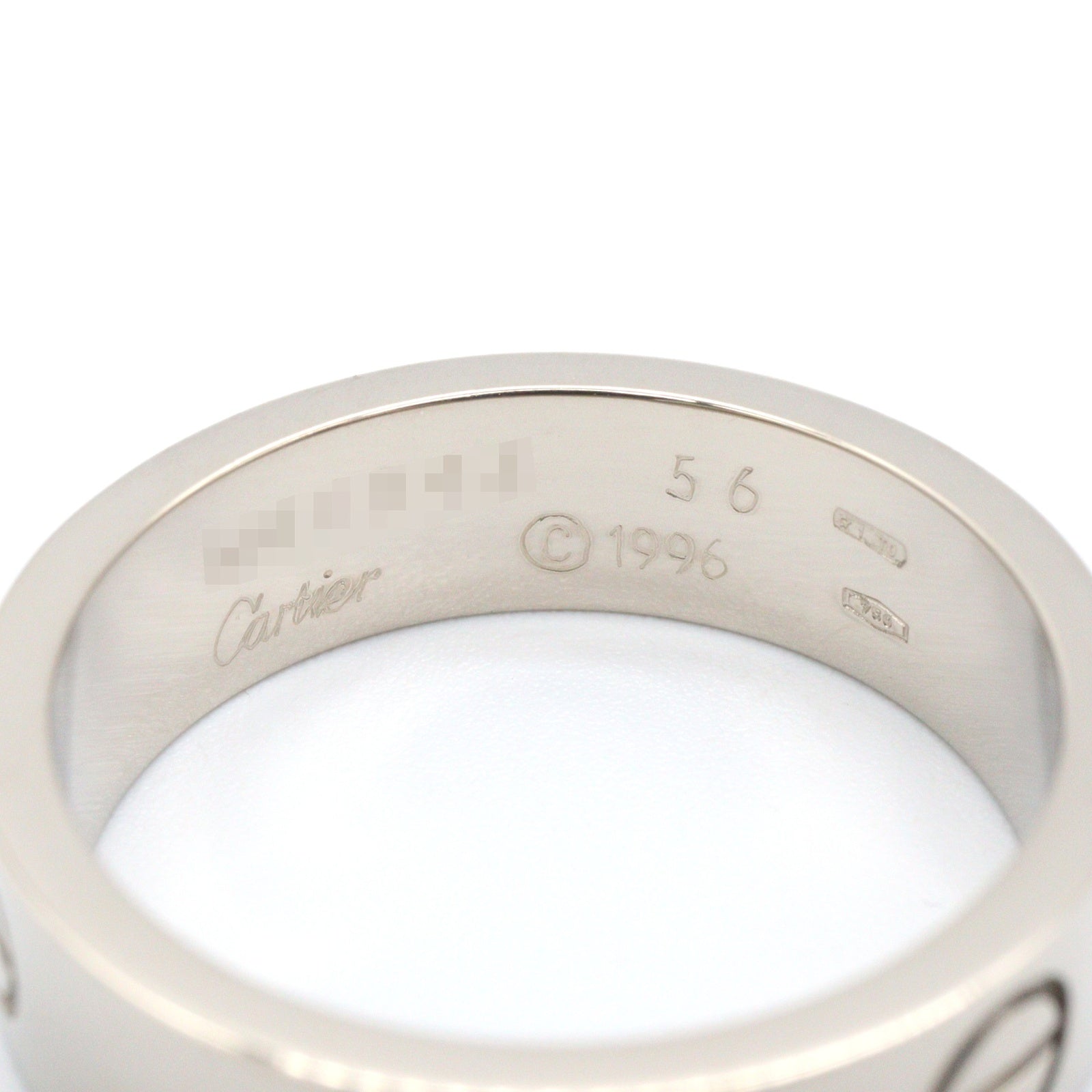 ラブリング リング 指輪 K18WG ホワイトゴールド カルティエ アクセサリー Cartier