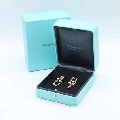ハードウェア ラージリンク ピアス ピアス K18YG イエローゴールド ティファニー アクセサリー TIFFANY & Co.
