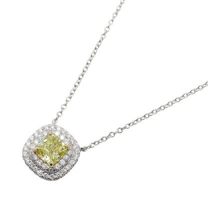 ダイヤ ネックレス ネックレス PT950 K18YG ダイヤモンド プラチナ イエローゴールド イエロー クリア ティファニー アクセサリー TIFFANY & Co.