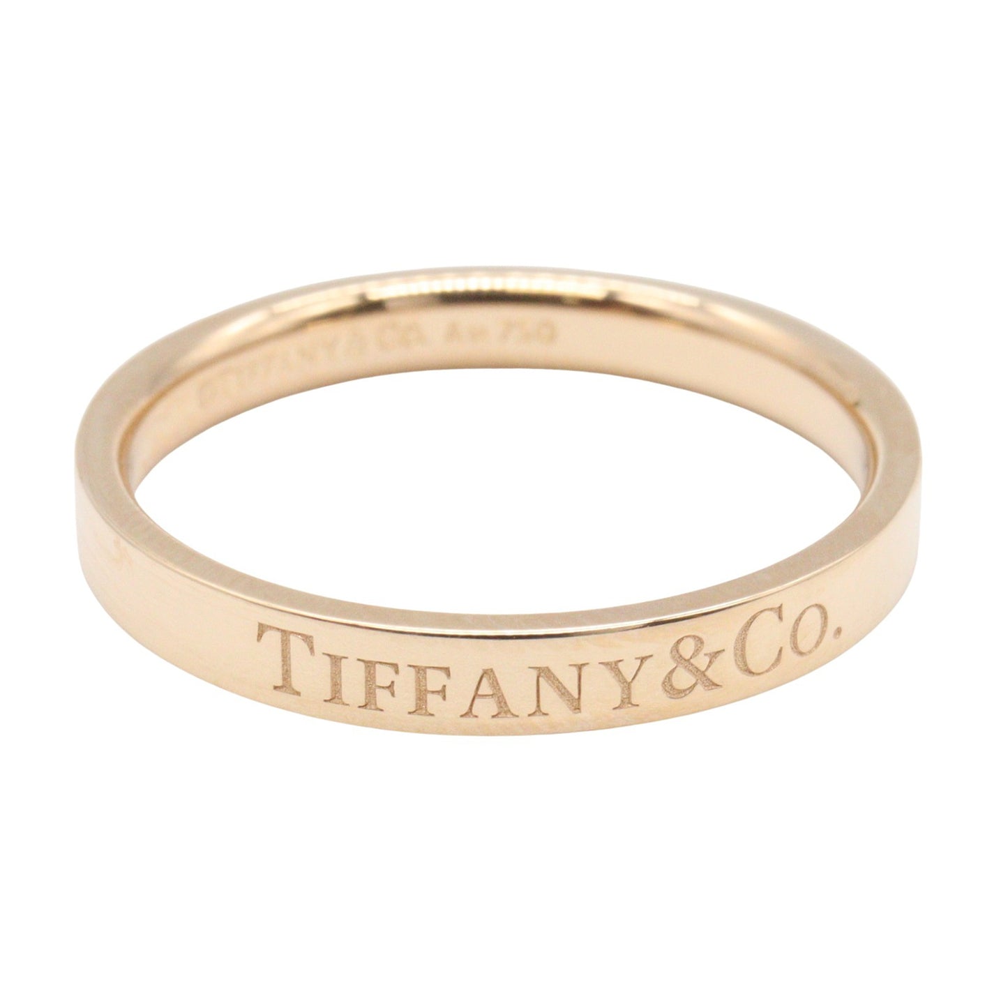 フラット バンド リング リング 指輪 K18PG ピンクゴールド ティファニー アクセサリー TIFFANY & Co.