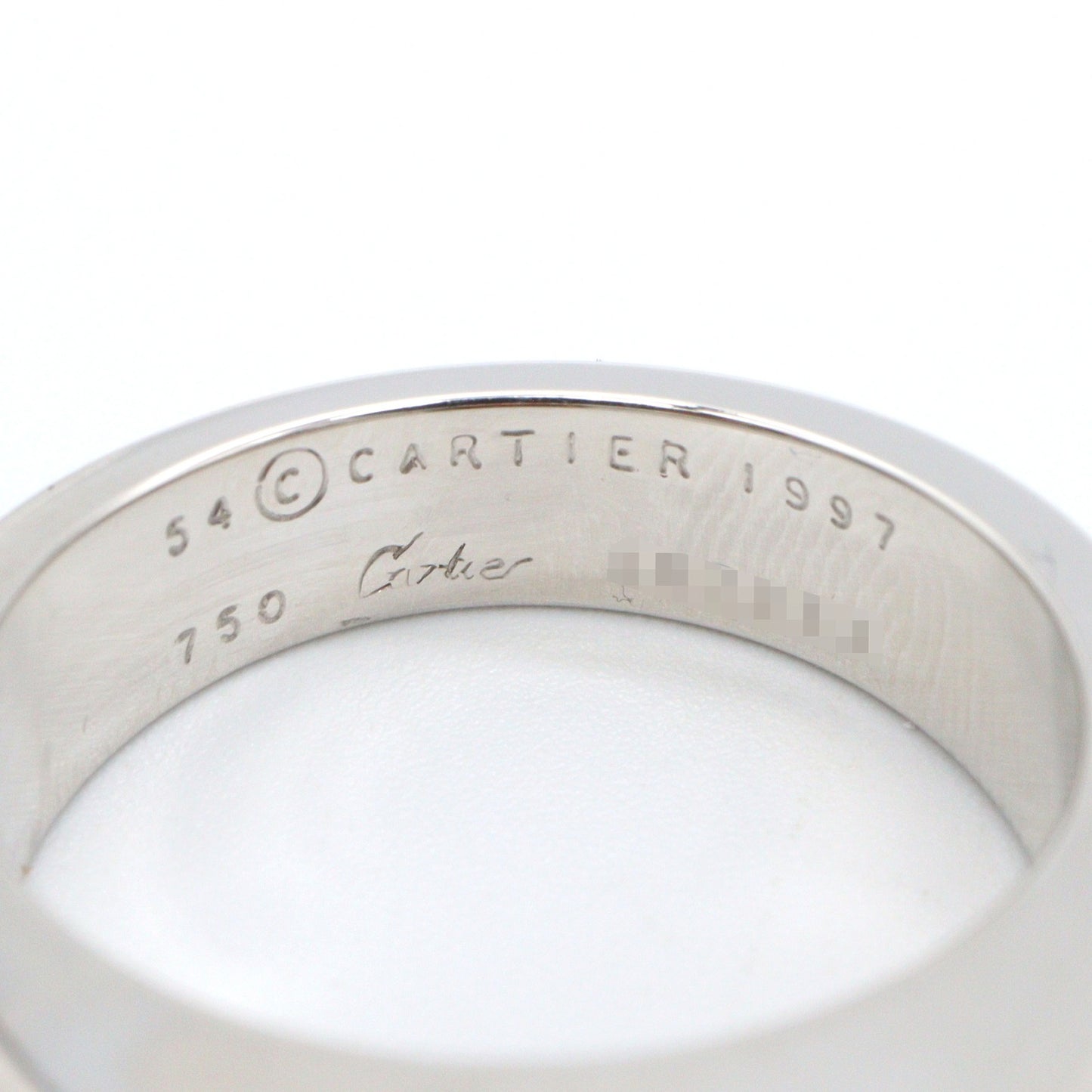 タンク リング リング 指輪 K18WG ホワイトゴールド カルティエ アクセサリー Cartier