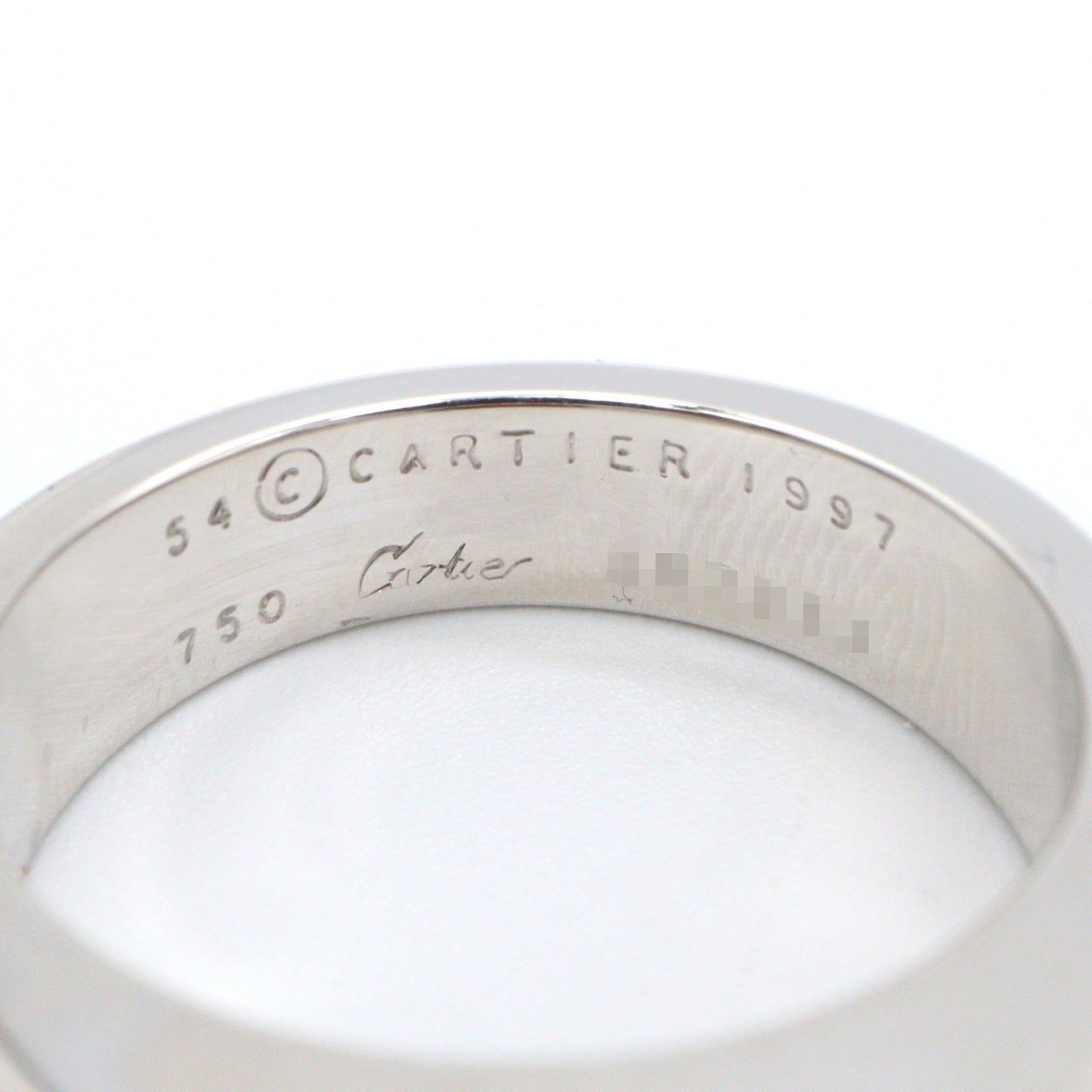 タンク リング リング 指輪 K18WG ホワイトゴールド カルティエ アクセサリー Cartier
