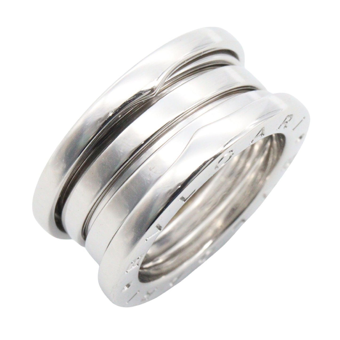 B-zero1 ビーゼロワン リング 3バンド リング 指輪 K18WG ホワイトゴールド ブルガリ アクセサリー BVLGARI