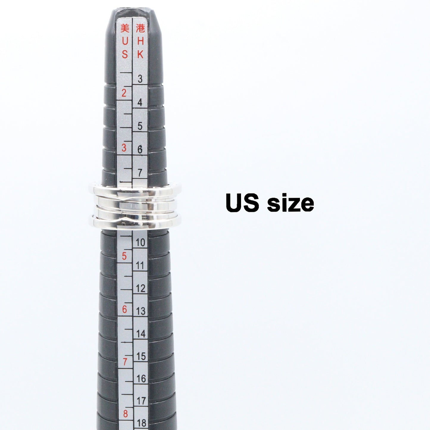 B-zero1 ビーゼロワン リング 3バンド リング 指輪 K18WG ホワイトゴールド ブルガリ アクセサリー BVLGARI