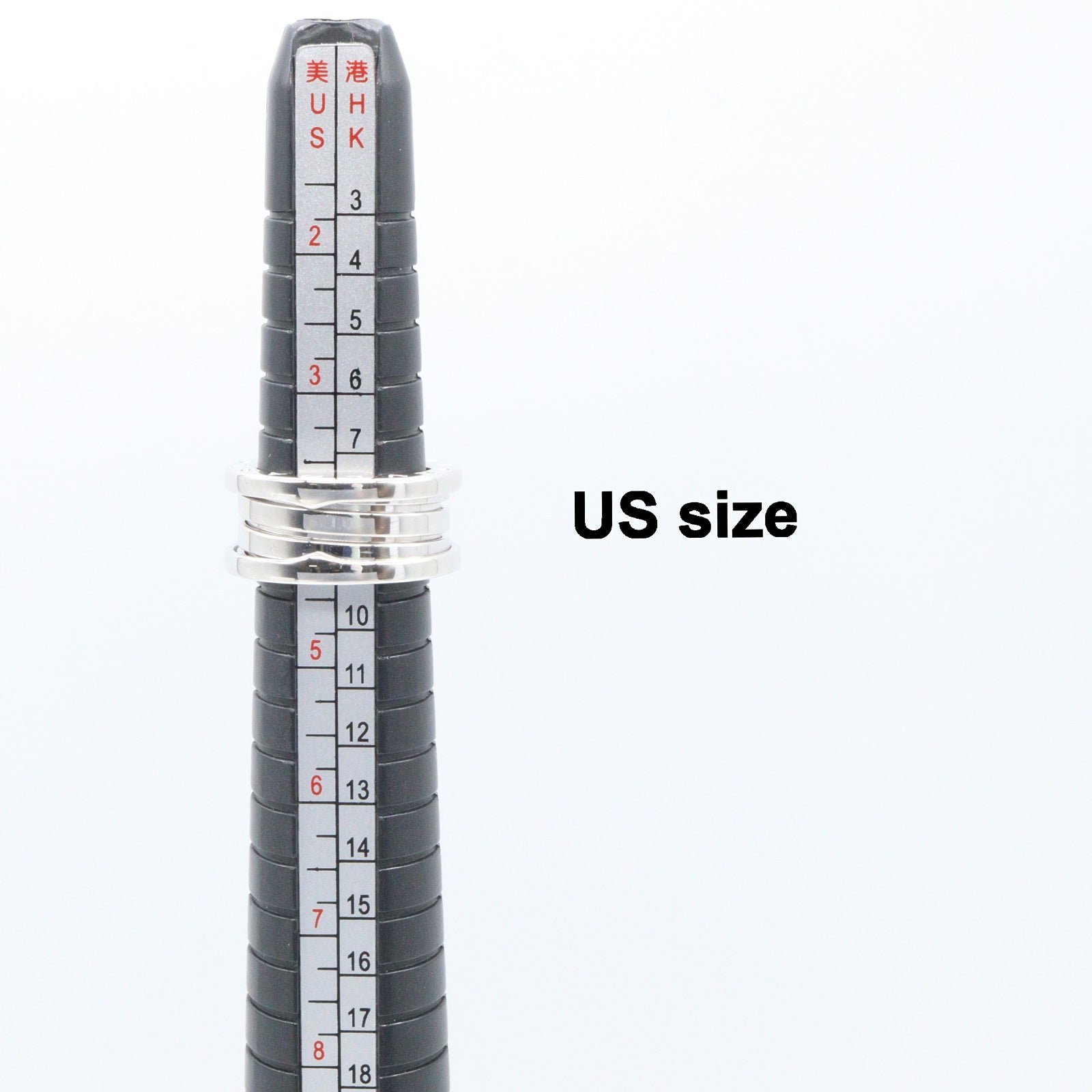 B-zero1 ビーゼロワン リング 3バンド リング 指輪 K18WG ホワイトゴールド ブルガリ アクセサリー BVLGARI
